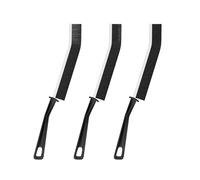 Oak & Tea 3 spazzole per la pulizia degli angoli, con setole rigide, per bagno, WC, cucina e tutti i tipi di fessure