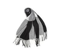 Oak & Tea Sciarpa invernale da donna, calda sciarpa scozzese, scialli al tatto in cashmere, sciarpa regalo per donne, Nero, 200 x 60 cm