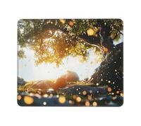 Oak Tree Under the Sunshine, tappetino per mouse con base in gomma antiscivolo, tappetino da scrivania esteso per gaming, stampa su tutta la superficie, tappetino per tastiera personalizzato, per PC