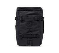 OAK25 Zaino Riflettente Donna & Uomo Nero - LumoSense Box Pack | Ampio zaino toploader per lavoro, università e viaggi, tasca laptop fino a 16 pollici, cinghia trolley, 22L riflettente