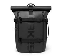 OAK25 Zaino Rolltop Riflettente da Donna & Uomo - Luminite Roll Top per il Lavoro e la Bicicletta - Scomparto per Laptop fino a 16 Pollici - 23L