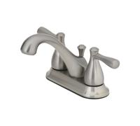 Oakbrook Brushed Nickel Two Handle Bathroom Sink Faucet