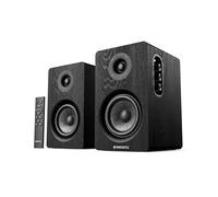 Oakcastle BK100 Casse Attive Amplificate Coppia | 60W 2.0 Casse PC Bluetooth 5.4 | Altoparlanti TV HDMI ARC | Altoparlante per Giradischi | Altoparlanti Stereo Hifi con Telecomando Incluso (Nero)