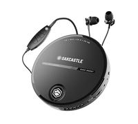 Lettore CD Portatile Oakcastle CD10 con Cuffie | CD, CDR, CDRW, MP3 | Funzione Anti-Skip ESP, Bass Boost, Blocco Tasti | 7 Ore di Autonomia | Alimentazione a Batteria o USB