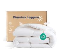 Oaken-Cat Piumino Estivo | Piumino in piuma e piumino | Certificazioni Oeko-Tex e RDS | Cotone | Facile manutenzione | Bianco 135 × 200 cm