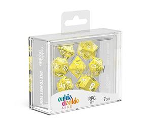 Oakie Doakie Dice Rpg-Set Giallo Traslucido