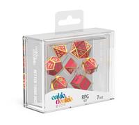 Oakie Doakie Dice RPG Set Metal Glow in the Dark - Golden Princess (7)