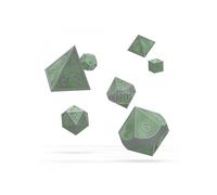 Oakie Doakie Dice RPG Set Metal Glow in the Dark - Druid's Blaze (7)