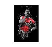 OakiTa Paul Pogba - Poster con stella del calcio su tela, decorazione artistica da parete per soggiorno, camera da letto, senza cornice, 20 x 30 cm