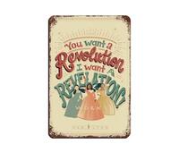 OakiTa Poster motivazionale di Broadway Musical Hamilton, vintage, in metallo, decorazione artistica da parete per pub, club, caffetteria, bar, casa, poster retrò 20 x 30 cm