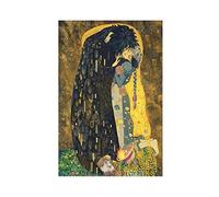 OakiTa Poster su tela "Il bacio di Howl" in omaggio a Gustav Klimt "Il bacio", decorazione artistica da parete per soggiorno e camera da letto, senza cornice, 60 x 90 cm
