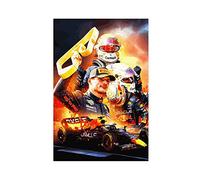 OakiTa Poster su tela, motivo: World Formula 1 Driver Max Verstappen, decorazione artistica da parete per soggiorno, camera da letto, senza cornice, 30 x 45 cm