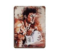 OakiTa ROCKY BALBOA Poster (2) Targa in metallo vintage, decorazione artistica da parete per pub, club, caffetteria, bar, decorazione artistica da parete per casa, stile retrò, 30 x 40 cm