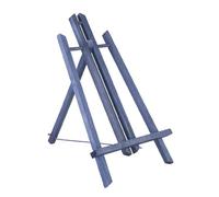 OAKJncjL Cavalletti a treppiede per Pittura, Strumento da Studio for Supporto for espositore cavalletto in Legno for Forniture artistiche Artigianali for la Pittura(Blu)