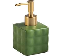OAKJncjL Dispenser per Sapone, Lozione e Shampoo riutilizzabili for Mani in Schiuma di Colore Solido con Pompa Vuota for Il Bagno, 220 ml 7,8 Once(Matte Green)