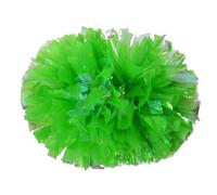 OAKJncjL Pompon, 6 Pezzi 35 cm plastica Cheerleader Pom Ragazza allegria rifornimento di Carburante Puntelli Pompon(Green)