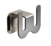 OAKJncjL Portapantofole autoadesivo da parete, Portascarpe da 4 pezzi sopra la porta, pantofole multifunzionali for scarpe(Gris)