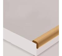 OAKJncjL Protezioni per spigoli, Paraspigoli di Sicurezza for mobili, paraspigoli for tavoli e Strisce Antiurto(Natural Wood,2.3cm*5m)