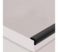 OAKJncjL Protezioni per spigoli, Paraspigoli di Sicurezza for mobili, paraspigoli for tavoli e Strisce Antiurto(Black,2.3cm*10m)