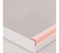 OAKJncjL Protezioni per spigoli, Paraspigoli di Sicurezza for mobili, paraspigoli for tavoli e Strisce Antiurto(Rose Pink,2.3cm*10m)