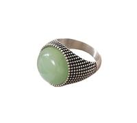 OAKKY Anello Bohemien Grande Cupola Zircone Unisex 4701 Taglia 22