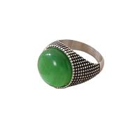 OAKKY Anello Bohemien Grande Cupola Zircone Unisex 4703 Taglia 14