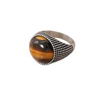 OAKKY Anello Bohemien Grande Cupola Zircone Unisex 4707 Taglia 19