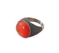 OAKKY Anello Bohemien Grande Cupola Zircone Unisex 4708 Taglia 19