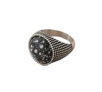 OAKKY Anello Bohemien Grande Cupola Zircone Unisex 4710 Taglia 27