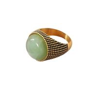 OAKKY Anello Bohemien Grande Cupola Zircone Unisex 4737 Taglia 27