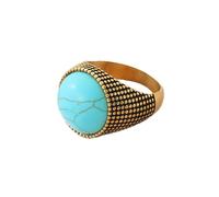 OAKKY Anello Bohemien Grande Cupola Zircone Unisex 4739 Taglia 27