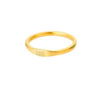 OAKKY Anello con Sigillo per Donne Anello Numero Angelico 111 a 999 Oro Acciaio Inossidabile Bande Impilabili Minimalista Spirituale Significativo Gioiello 888 Taglia 14