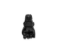 OAKKY Dominante Punk Cool Pugno Chiuso Scheletro Mano Boxe Potenza Fitness Amuleto Pendente Collana Uomo in Acciaio Inox Nero Senza Catena