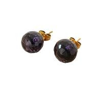 OAKKY Orecchini Vintage Taglio Palazzo Cristallo Tondo Donna Acciaio Inossidabile Classico Elegante Gioielli