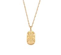 OAKKY Unisex in Acciaio Inox Vintage Semplice Unico 12 Costellazioni Segno Zodiacale Zirconi Intarsio Ciondolo Oroscopo Astrologia Collana Acqua Onda Catena Bilancia