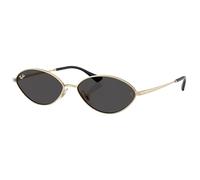 Oakley 0rb3757, Occhiali Unisex-Adulto, Colore del Telaio (Frontale): Oro Pallido. Colore dell'obiettivo: Grigio Scuro, 56mm