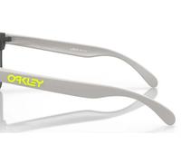 Oakley 9013/ 9374 Frogskins - Aste di Ricambio - Argento/Logo Verde Fluo 138 mm