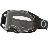 Oakley Airbrake Clear Occhiali da motocross, nero-grigio per maschi