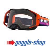 OAKLEY Airbrake Motocross Goggles - TLD Navy Sunrise / Lente Chiara
