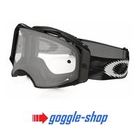 Oakley AIRBRAKE Motocross MX Enduro Moto Occhiali - Nero Speed / Lente