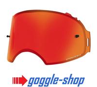 Oakley Airbrake Motocross MX Prizm Torcia Iridium Rosso Lente a Specchio