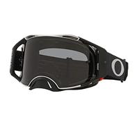 Oakley Airbrake MX Tuff Blocks, occhiali male Nero/Grigio Leggermente Fumé