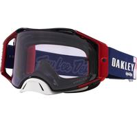 Oakley Airbrake MX Troy Lee Designs Series, occhiali Prizm male Blu/Rosso/Bianco Leggermente Fumé
