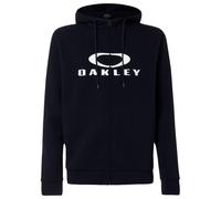 Felpa con cappuccio Oakley Bark 2.0 Full Zip nero bianco - S