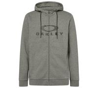 Felpa con cappuccio Oakley Bark 2.0 Full Zip grigio logo nero - XL