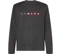 OAKLEY Bark Ls T-shirt - Uomo - Grigio / Nero - Taglia S- modello 2026