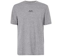 T-shirt Oakley Bark manica corta grigio chiaro - L