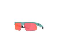 Oakley Unisex OO9400 BISPHAERA 940018 Occhiali da sole O_Matter Blu Rosso Squadrata Normale