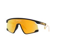 Oakley Uomo Oakley OO9237 BXTR METAL 923701 Occhiali da sole O_Matter Nero Oro Maschera Normale Prizm