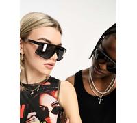 Oakley - BXTR - Occhiali da sole a mascherina bianchi e neri-Nero No Size